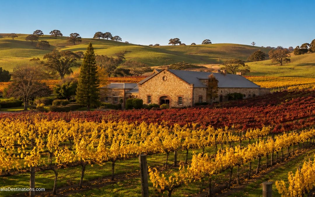Barossa Valley vineyards and wine country near Adelaide, South Australia